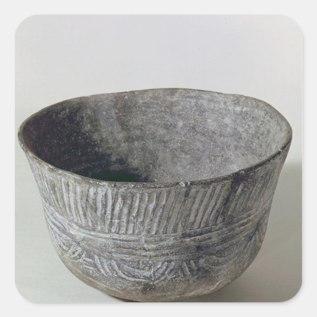 Vase, from Fontbouisse, 2300-1700 BC Square Sticker (Front)