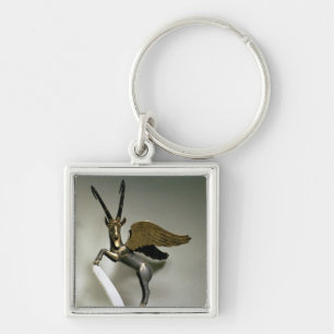 Vase handle in the form of a winged ibex, Achaemen Key Ring