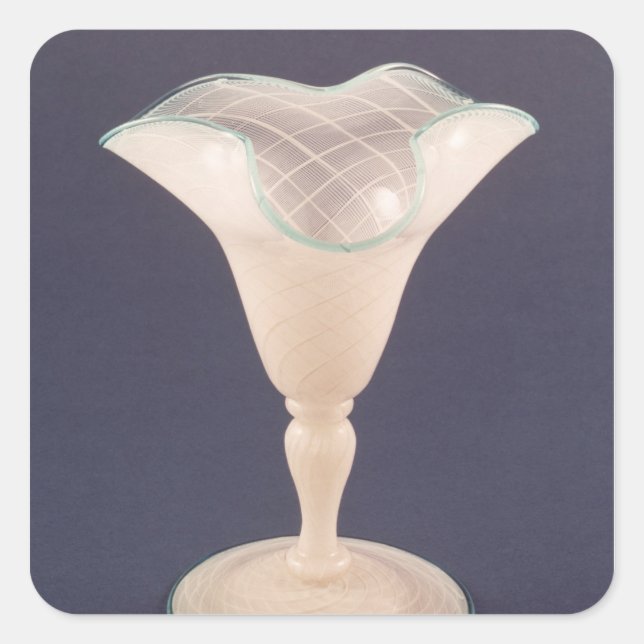 Vase, late 19th century square sticker (Front)