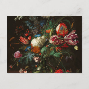 Vase of Flowers, 1660 by Jan Davidsz of Heem Postcard