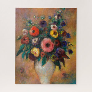Vase of Flowers, 1928 by Odilon Redon Jigsaw Puzzle