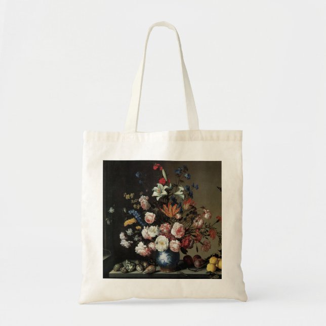 Vase of Flowers by a Window, Balthasar van der Ast Tote Bag (Front)
