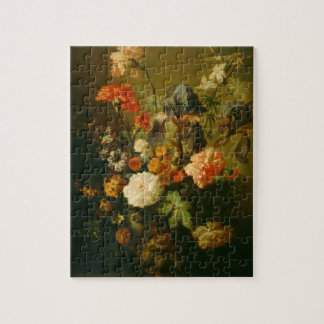Vase of Flowers by Jan van Huysum Jigsaw Puzzle
