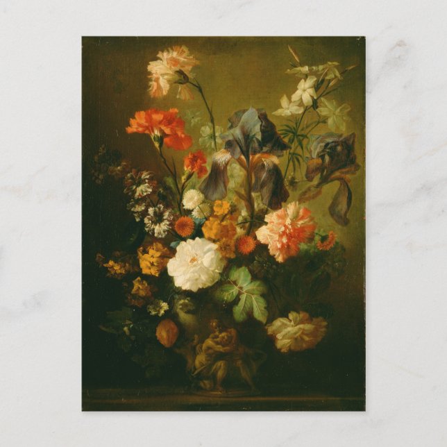 Vase of Flowers by Jan van Huysum Postcard (Front)