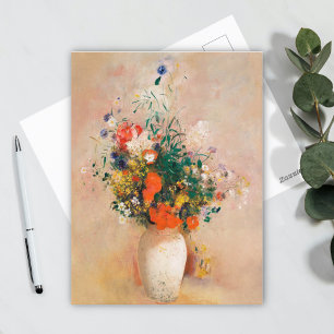 Vase of Flowers by Odilon Redon Postcard
