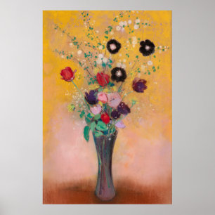 Vase of Flowers by Odilon Redon Poster