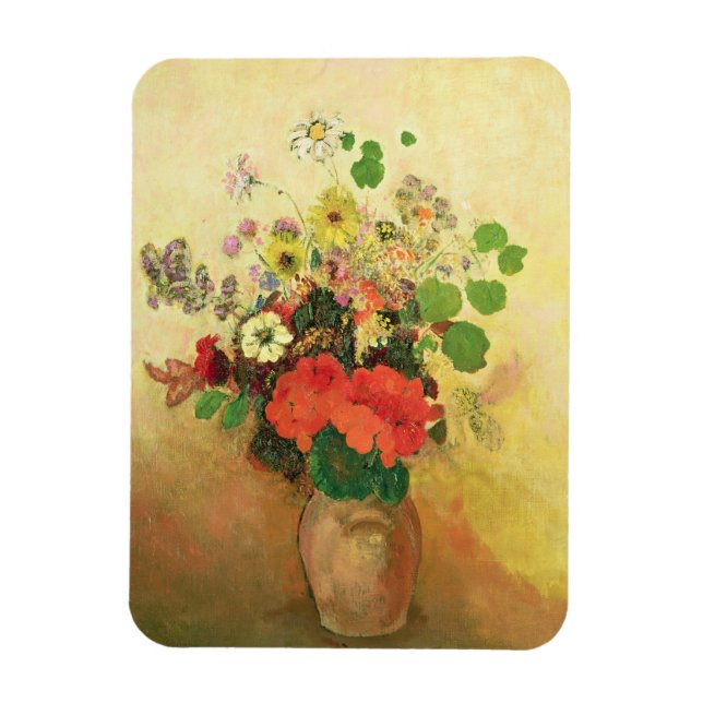 Vase of Flowers, c.1908-10 (oil on canvas) Magnet (Vertical)