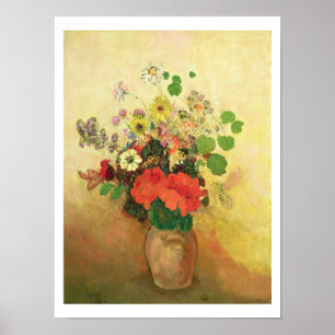 Vase of Flowers, c.1908-10 (oil on canvas) Poster