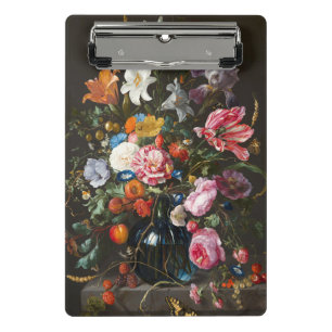 Vase of Flowers. Creator Jan Davidsz de Heem. Mini Clipboard