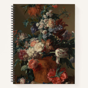 Vase of Flowers - Jan van Huysum Notebook