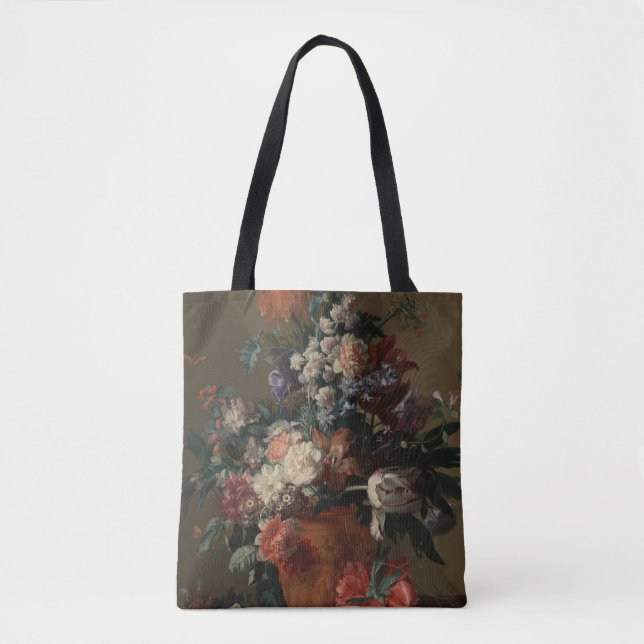 Vase of Flowers - Jan van Huysum Tote Bag (Front)