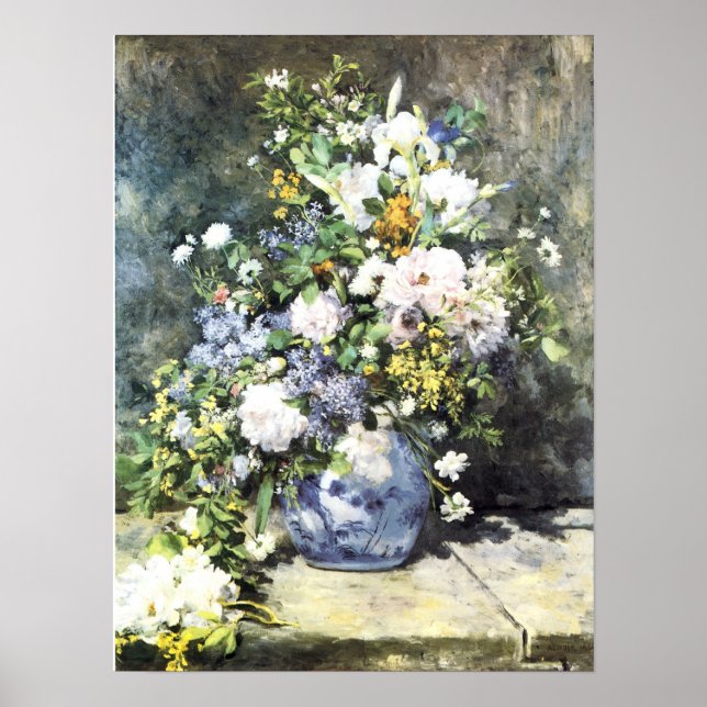 Vase of flowers poster (Front)