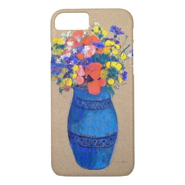 Vase of Flowers, Redon Case-Mate iPhone Case (Back)