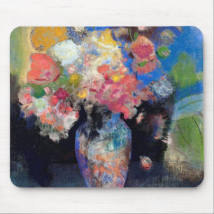 Vase of Flowers, Redon Mouse Pad