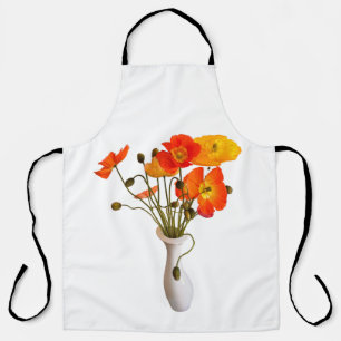 Vase of Poppies Apron
