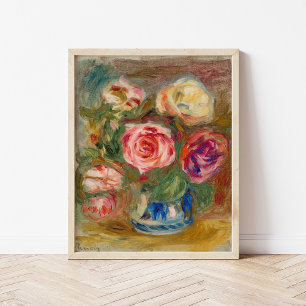 Vase of Roses   Renoir Poster
