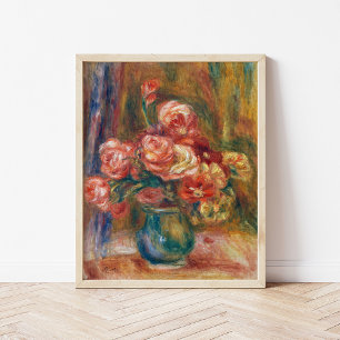 Vase of Roses   Renoir Poster