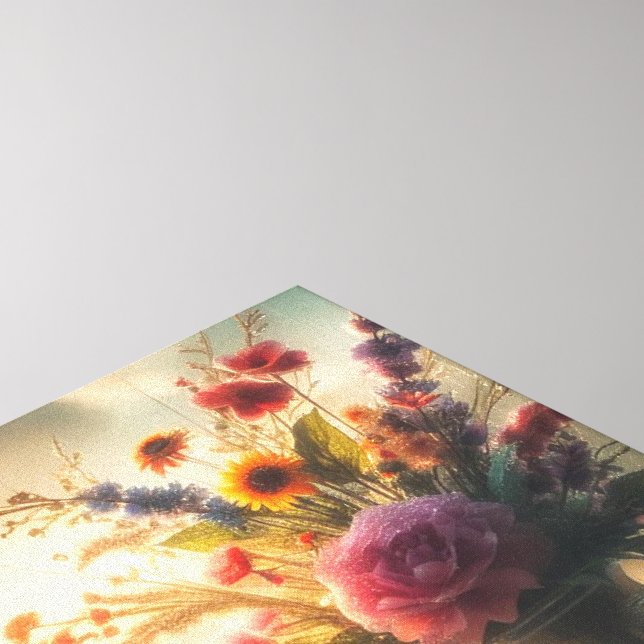 Vase Screen Printing Canvas Print (Corner(Top))