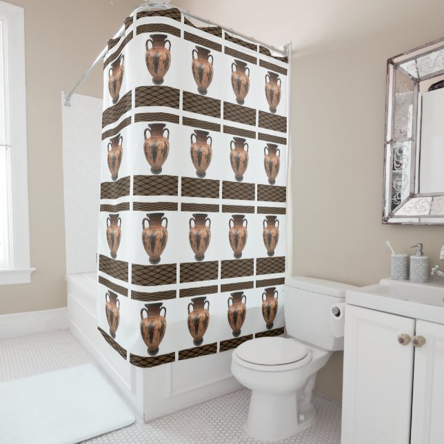 Vase shower curtain (In Situ)