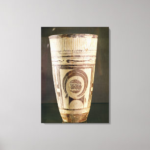 Vase, Style I, from Susa, Iran, 5000-4000 BC Canvas Print