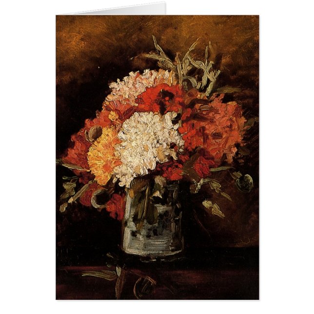 Vase with Carnations by Vincent van Gogh (Front)