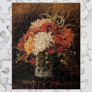 Vase with Carnations by Vincent van Gogh Jigsaw Puzzle