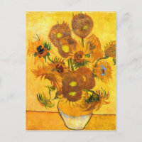 Vase with Fifteen Sunflowers by Vincent van Gogh