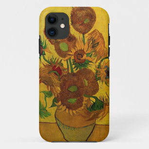 Vase with fifteen sunflowers Case-Mate iPhone case
