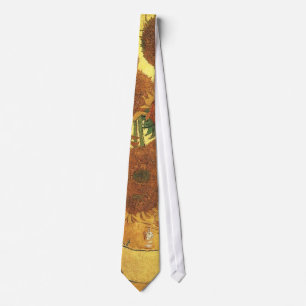 Vase with fifteen sunflowers,Vincent van Gogh Tie