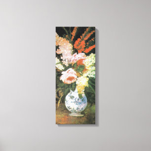 Vase with Gladioli and Lilac by Vincent van Gogh Canvas Print