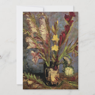 Vase with Gladioli by Vincent van Gogh
