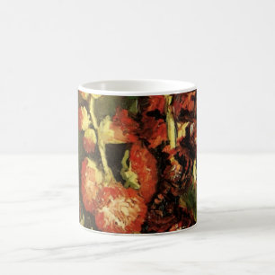 Vase with Hollyhocks by Vincent van Gogh Coffee Mug