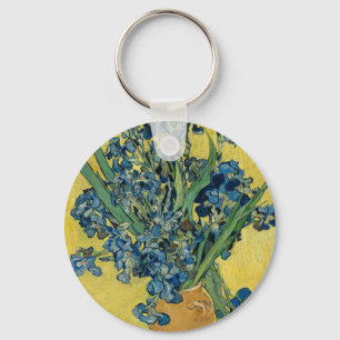 Vase with Irises by Van Gogh Key Ring