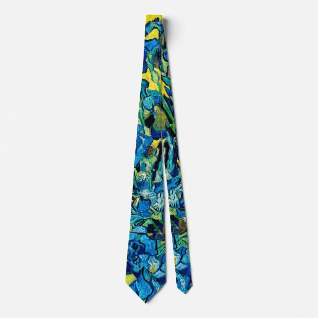 Vase with Irises, Van Gogh Tie (Front)