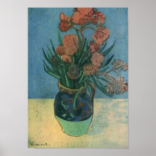 Vase with Oleanders Van Gogh Fine Art Poster