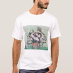 Vase with Pink Roses, Van Gogh T-Shirt<br><div class="desc">Vincent Willem van Gogh (30 March 1853 – 29 July 1890) was a Dutch post-impressionist painter who is among the most famous and influential figures in the history of Western art. In just over a decade, he created about 2, 100 artworks, including around 860 oil paintings, most of which date...</div>