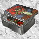 Vase with Red Poppies by Vincent van Gogh Jigsaw Puzzle<br><div class="desc">Vase with Red Poppies by Vincent van Gogh is a vintage fine art post impressionism still life floral nature painting. A beautiful bouquet of blooming red poppy flowers from the garden in a vase. This Valentine's Day say I Love You with flowers that will last a lifetime. About the artist:...</div>