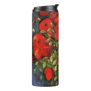 Vase with Red Poppies by Vincent van Gogh Thermal Tumbler