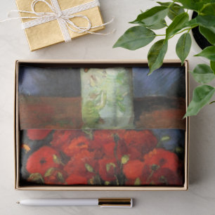 Vase with Red Poppies by Vincent van Gogh Tissue Paper
