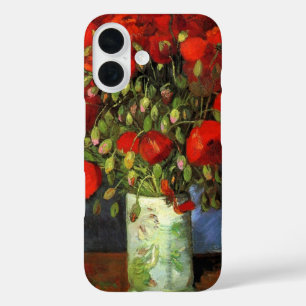 Vase with Red Poppies   Vincent van Gogh iPhone 16 Case