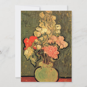 Vase with Rose Mallows by Vincent van Gogh