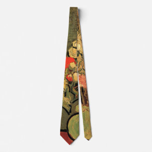 Vase with Rose Mallows by Vincent van Gogh Tie