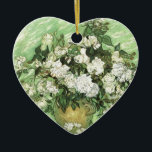 Vase with Roses - Van Gogh Ceramic Tree Decoration<br><div class="desc">Still Life: Vase with Roses Painting by Vincent van Gogh</div>