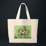 Vase with Roses - Van Gogh Large Tote Bag<br><div class="desc">Still Life: Vase with Roses Painting by Vincent van Gogh</div>