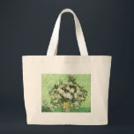 Vase with Roses - Van Gogh Large Tote Bag<br><div class="desc">Still Life: Vase with Roses Painting by Vincent van Gogh</div>