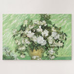 Vase with Roses - Van Gogh Painting Art Vintage Jigsaw Puzzle<br><div class="desc">Still Life: Vase with Roses Painting by Vincent van Gogh</div>