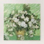 Vase with Roses - Van Gogh Painting Art Vintage Jigsaw Puzzle<br><div class="desc">Still Life: Vase with Roses Painting by Vincent van Gogh</div>