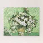 Vase with Roses - Van Gogh Painting Art Vintage Jigsaw Puzzle<br><div class="desc">Still Life: Vase with Roses Painting by Vincent van Gogh</div>