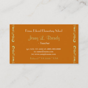 Vase with Twelve Sunflowers, Vincent van Gogh. Business Card
