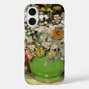 Vase with Zinnia Flowers by Vincent van Gogh iPhone 16 Case